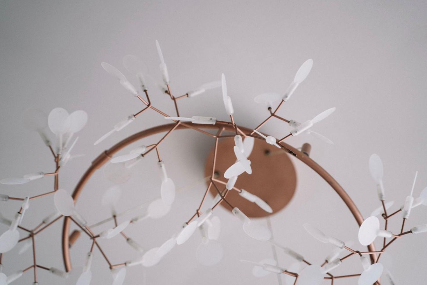 Unique branching chandelier